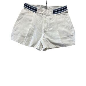The Upside Women's White High Waist Bounce Palmer Shorts Size Medium (NWT)